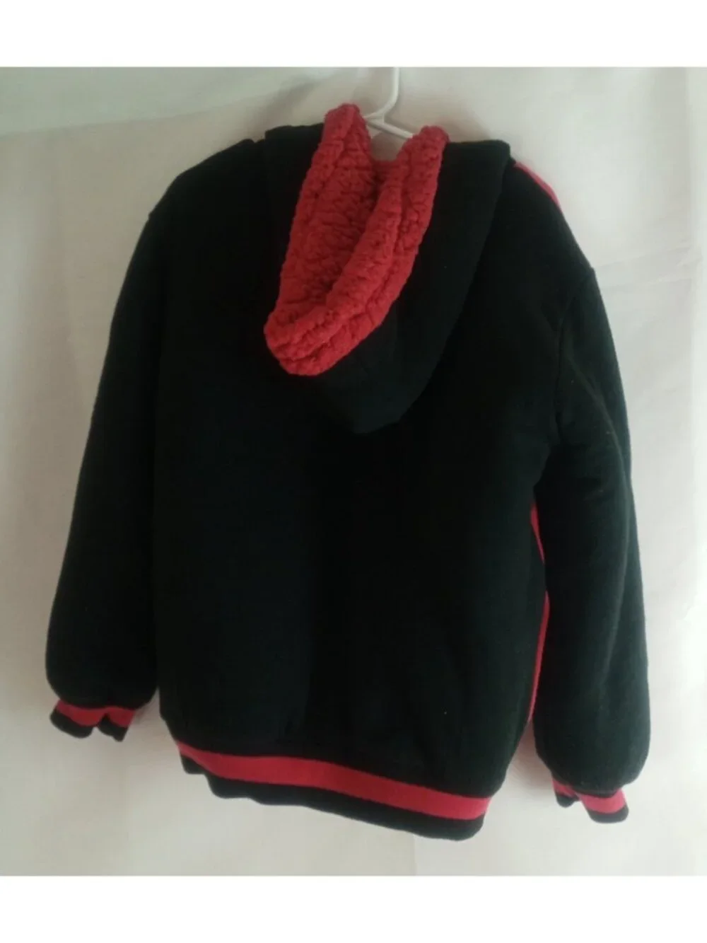 Youth Boys Kids Size 7 Spiderman Plush Hoodie Jacket Full Zip